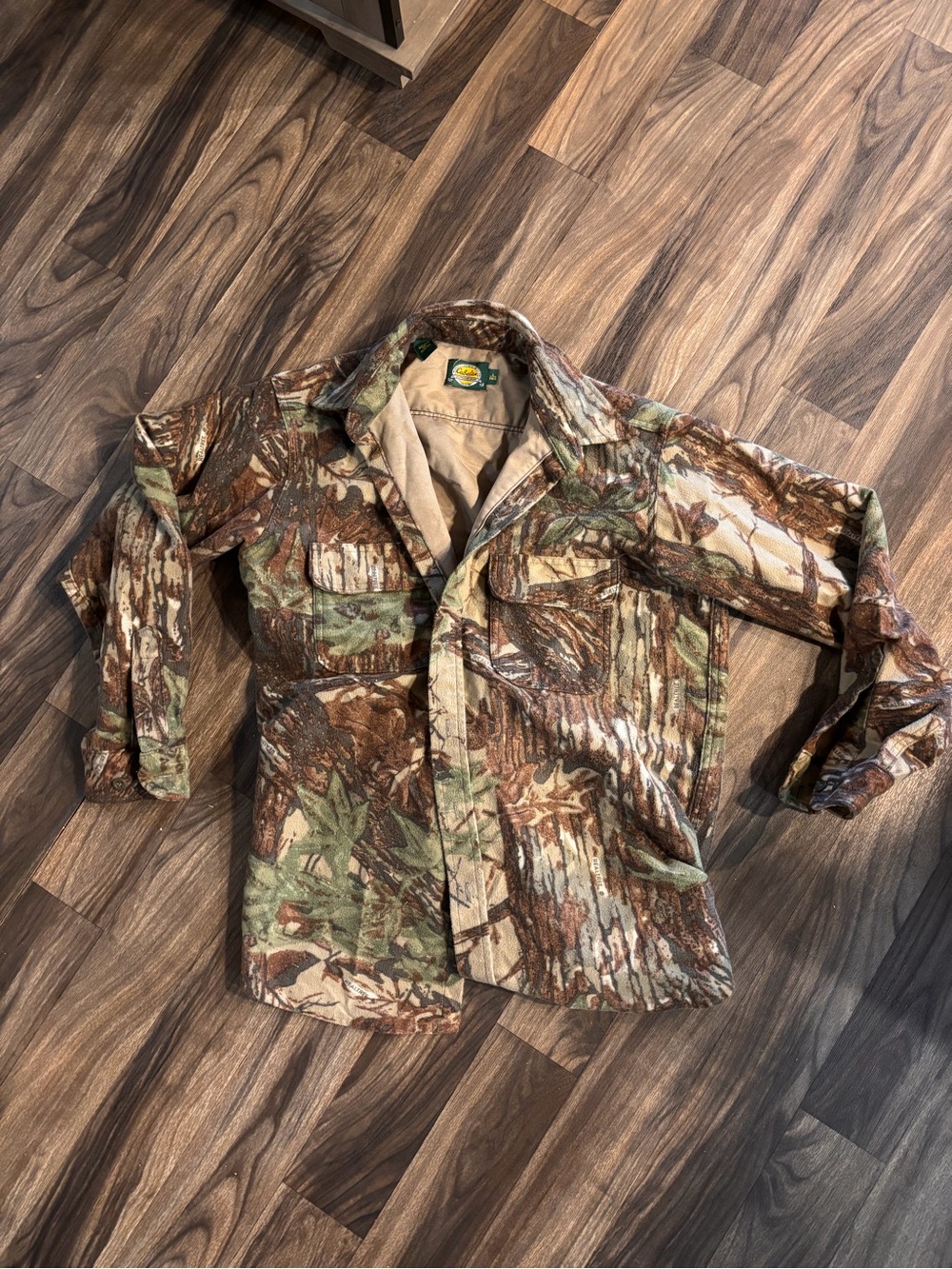 Cabela's Men's Camouflage Field Jacket - Brown & Green